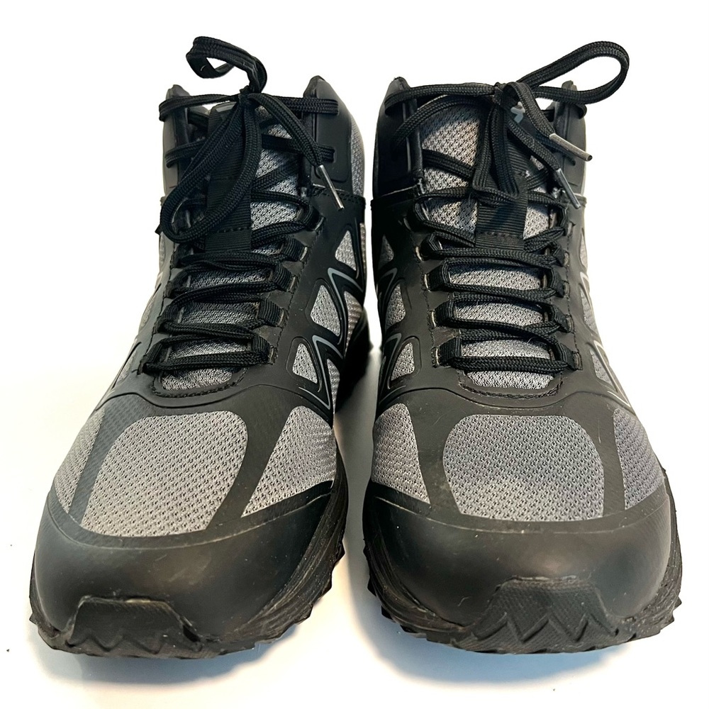 Black and grey hiking boots by Bates